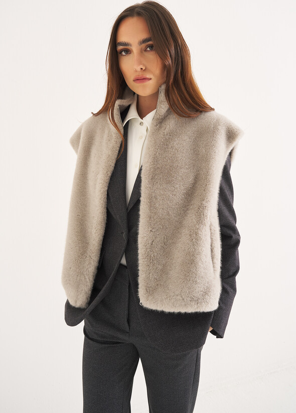 Giubbino Gerard double face GRIGIO PERLA Donna null