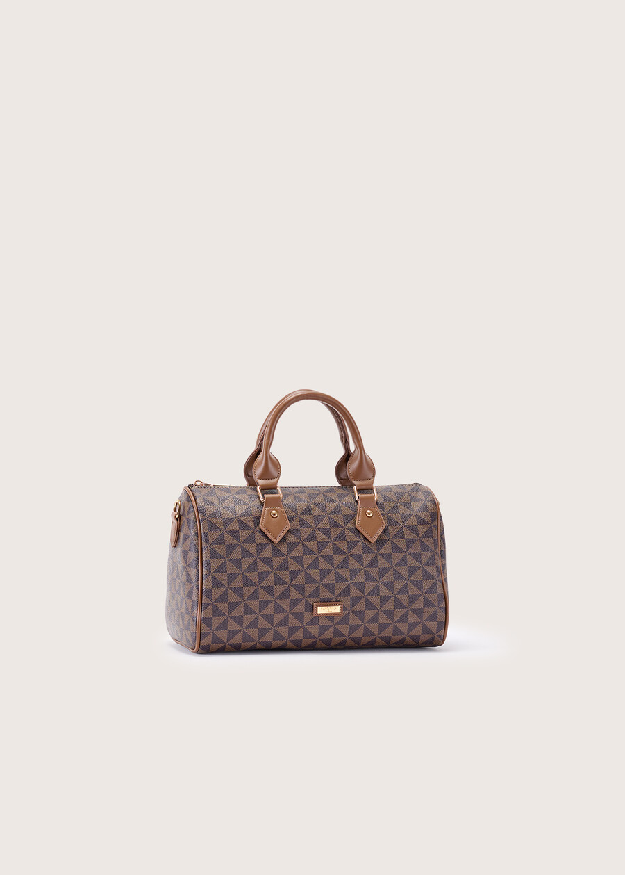 Bauletto BowlBag in ecopelle MARRONENERO BLACK Donna , immagine n. 3