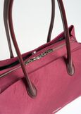 Maxi bauletto Beagle in nylon ROSSO BORDEAUXNERO Donna immagine n. 4