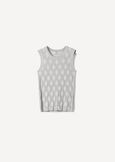 Top Taka in Maglia Lurex GRIGIO SILVER GOLD Donna immagine n. 4