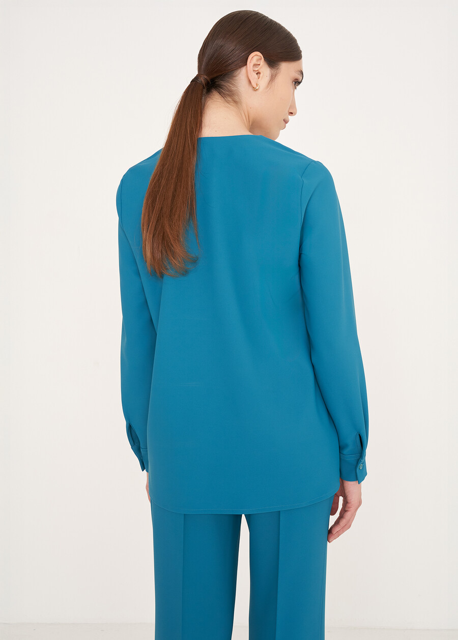 Charlen cady blouse
 VERDE PAVONE Woman , image number 3