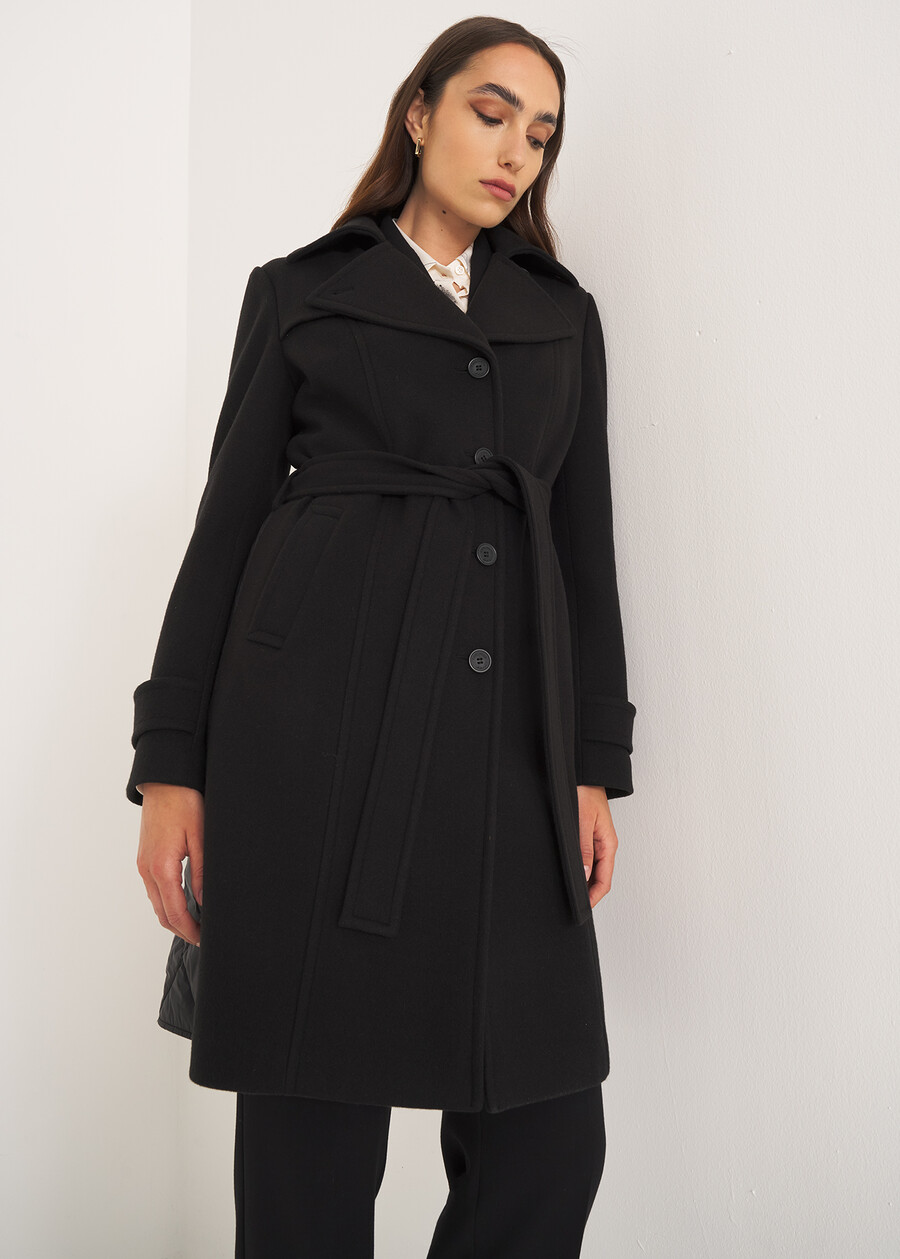 Trench Coat hybrid jacket NERO BLACK Woman , image number 3