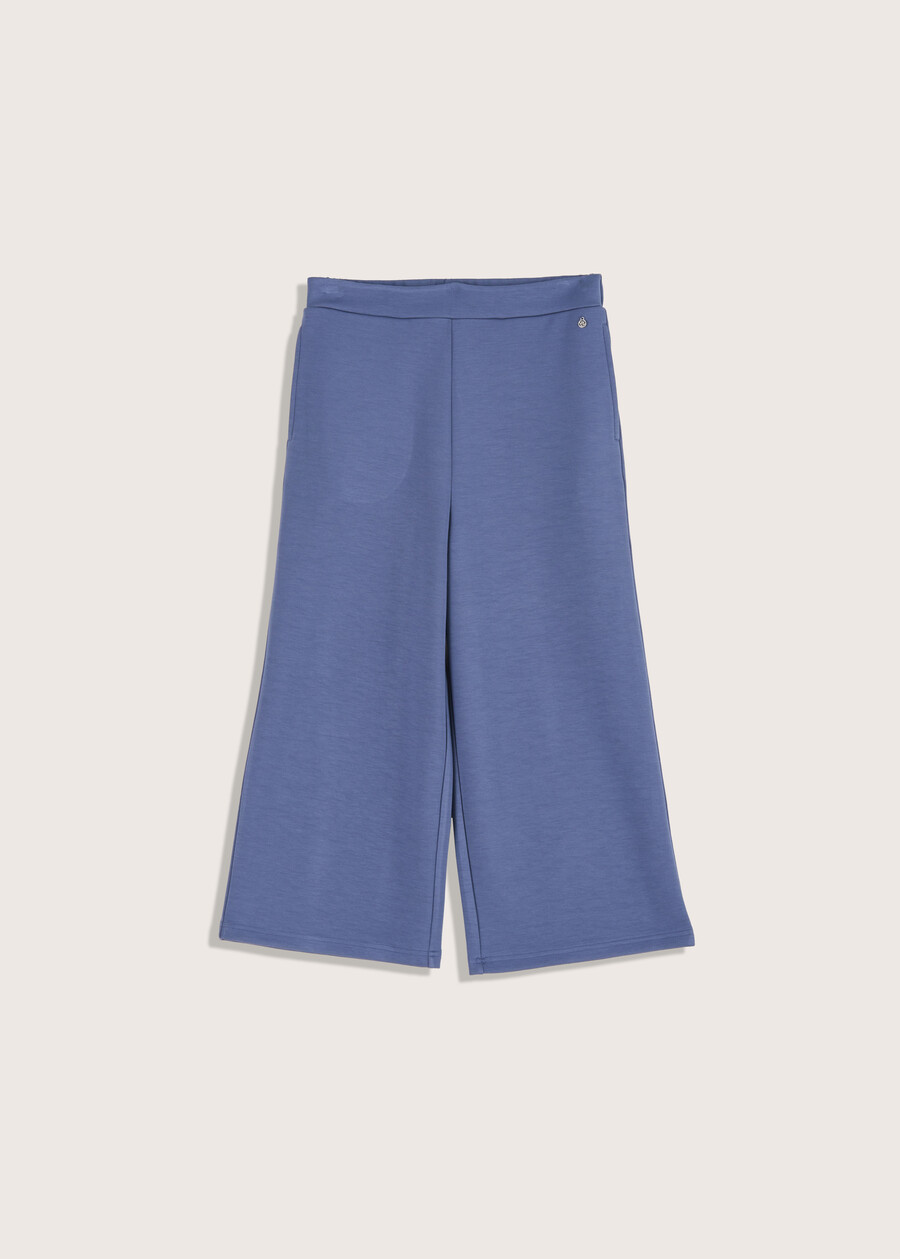 Pantalone crop Megan in jersey VIOLA NEBBIA Donna , immagine n. 5