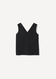 Top Thomas Scollo a V BIANCO WHITENERO BLACK Donna immagine n. 6