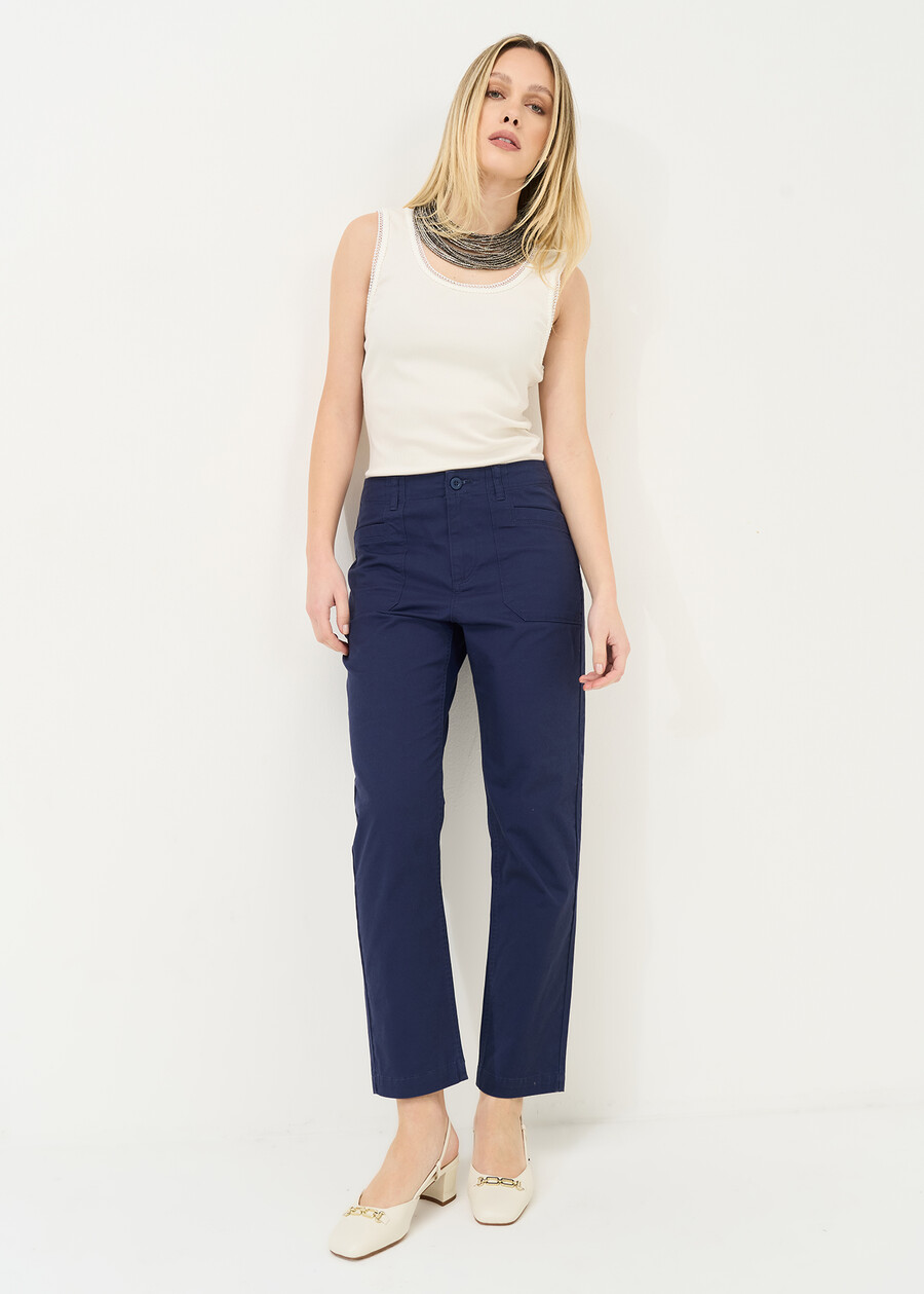 Palm straight-leg trousers BLU Woman , image number 1