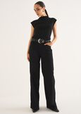 Maglia Martina con strass NERO BLACK Donna immagine n. 4