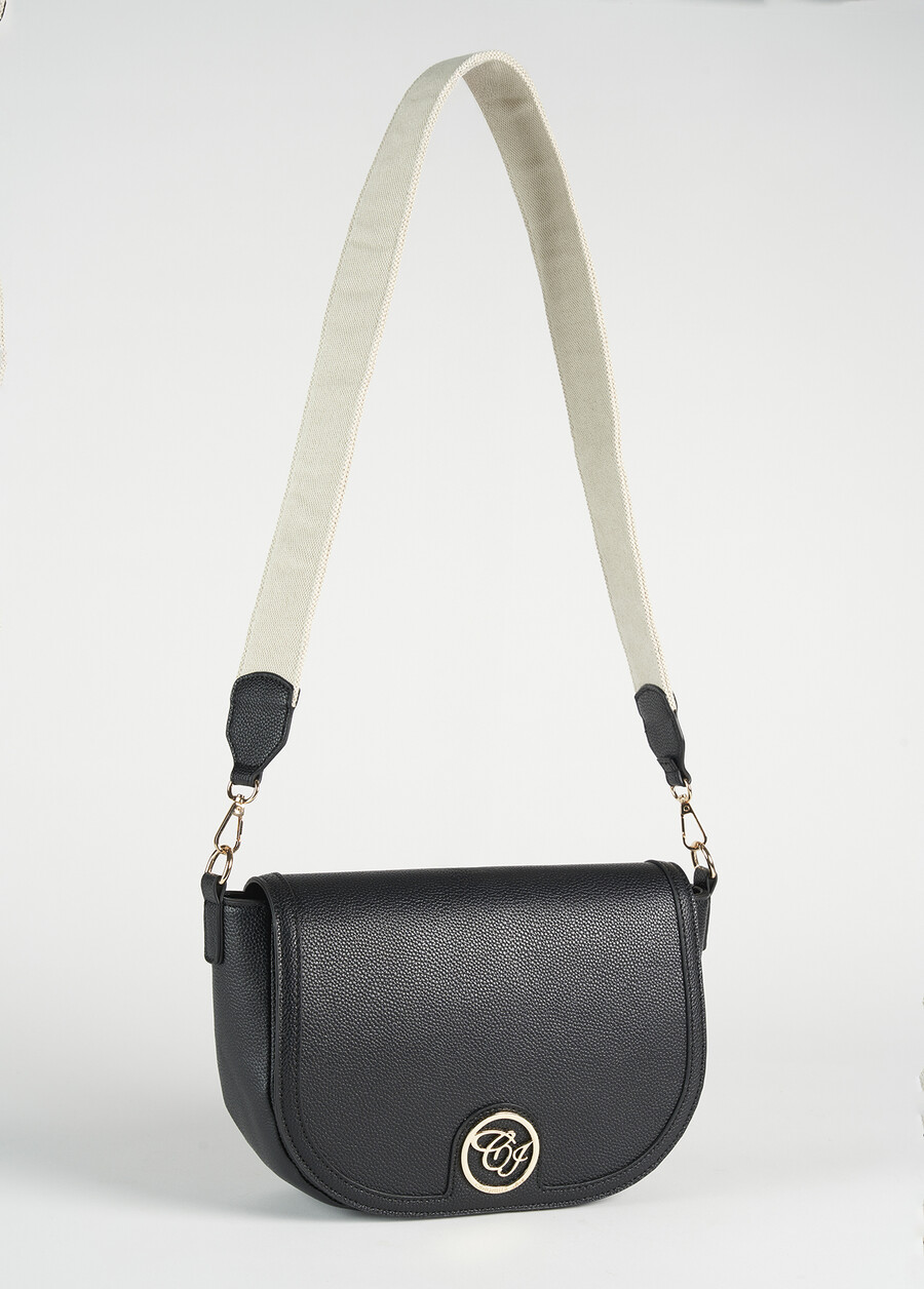 Tracolla Bammy in ecopelle BEIGE AVENAMARRONENERO BLACK Donna , immagine n. 2