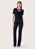 Victoria cady trousers NERO BLACK Woman image number 1