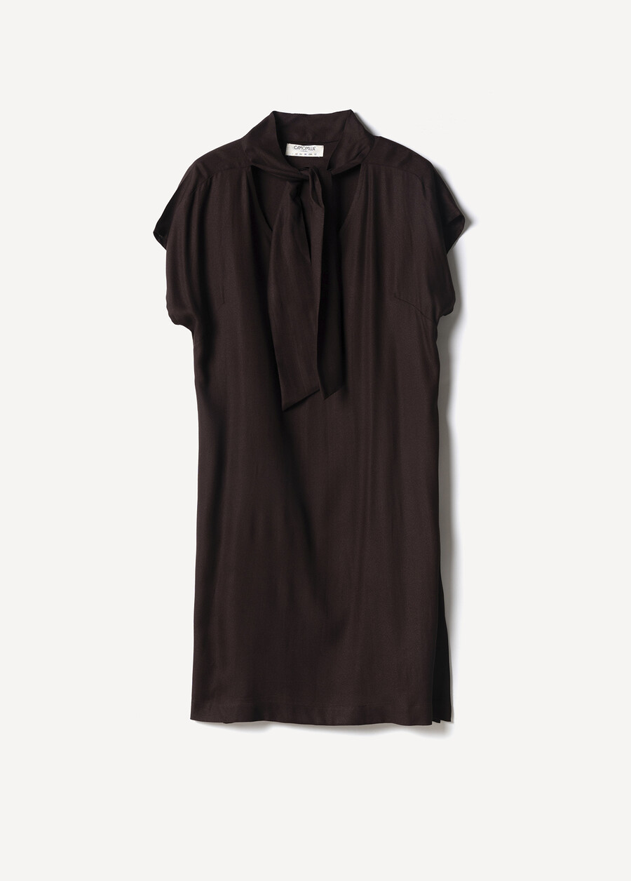 Abito Angie In 100% Viscosa MARRONE JAVA Donna , immagine n. 4