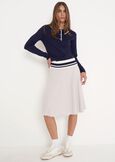 Gildy full skirt GRIGIO GREYBLUE OLTREMARE  Woman image number 1