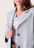 Cappotto Clotilde in panno NERO BLACKGRIGIO MEDIUM GREY Donna immagine n. 2