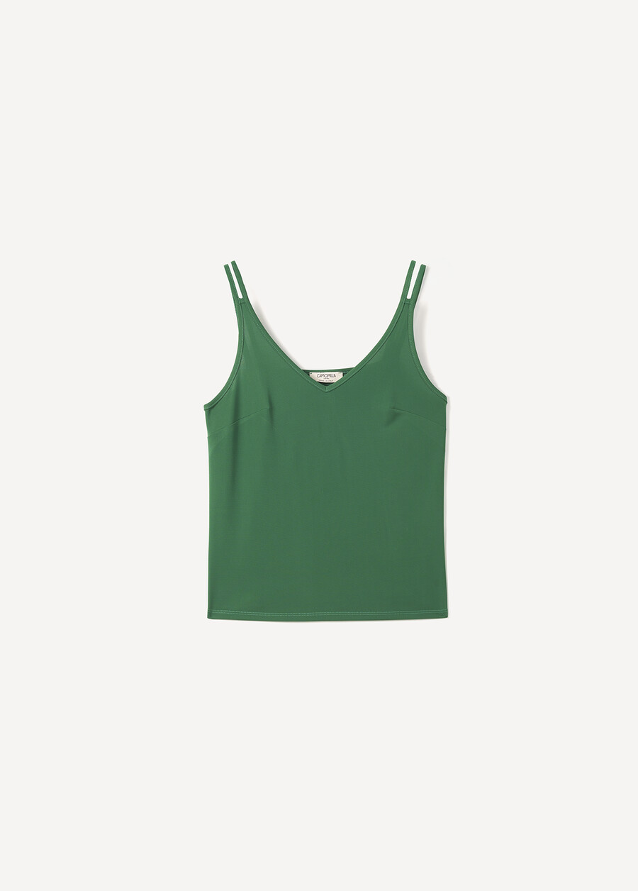 Telina V-Neck Tank Top VERDE GARDENROSA FUCSIA Woman , image number 4