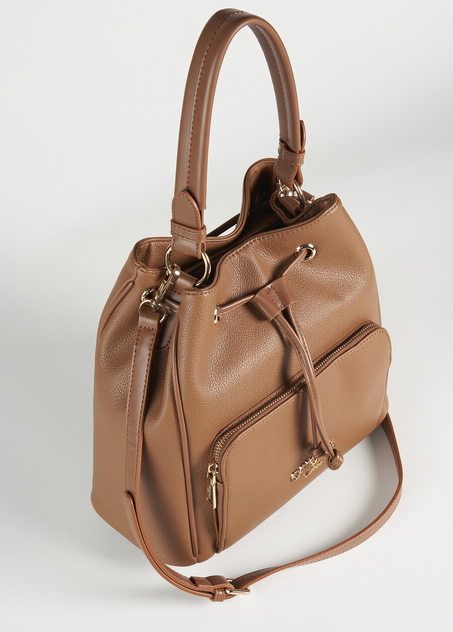Benesia eco-leather bucket bag MARRONE Woman , image number 2