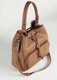 Benesia eco-leather bucket bag MARRONE Woman image number 2