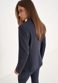 Giselle single-breasted blazer ROSA QUARZOBLU AVION Woman image number 3
