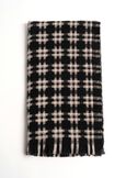 Samy check patterned scarf NERO BLACK Woman image number 1