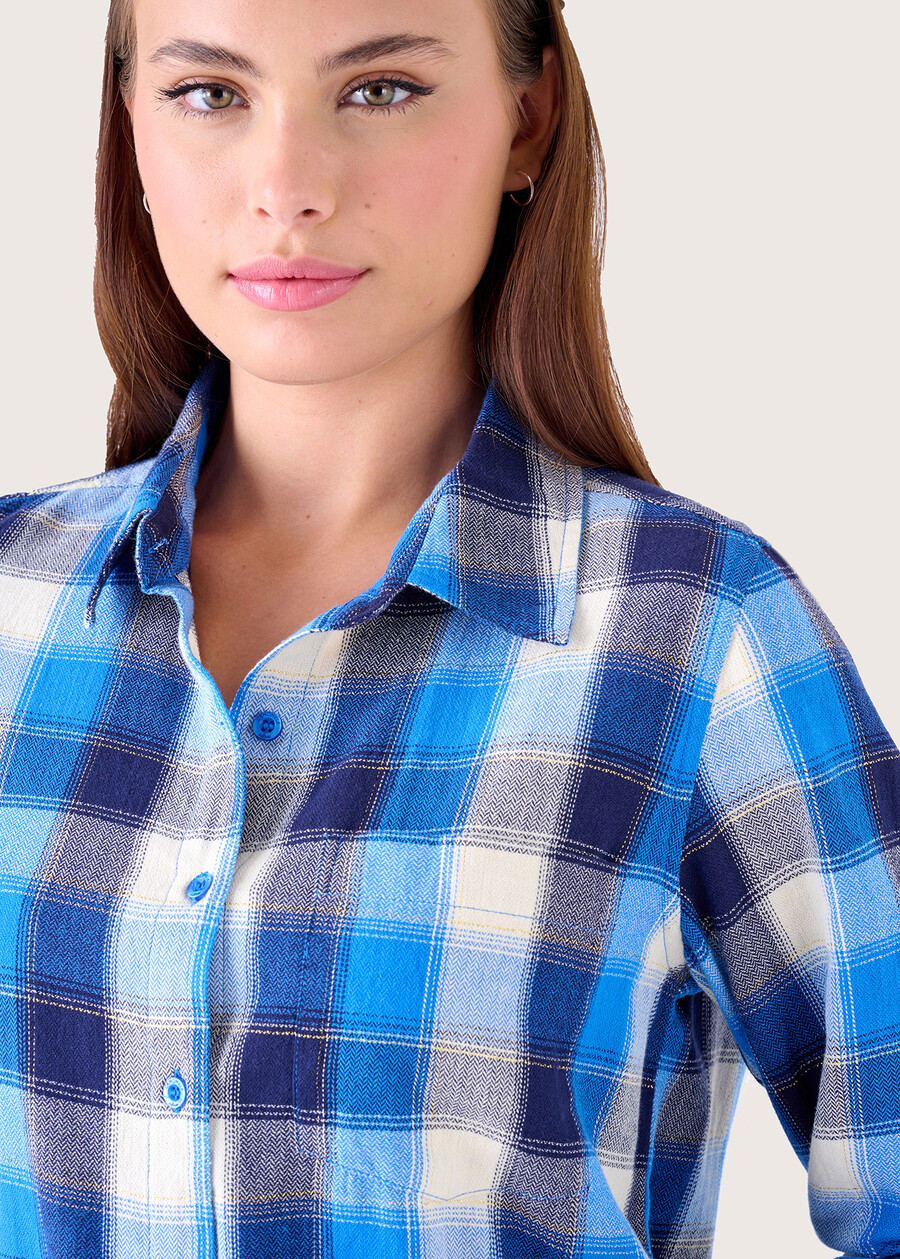 Chiop 100% cotton shirt BLU AVION Woman , image number 3