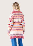 Cipro knitted cardigan MARRONE RUGGINE Woman image number 4