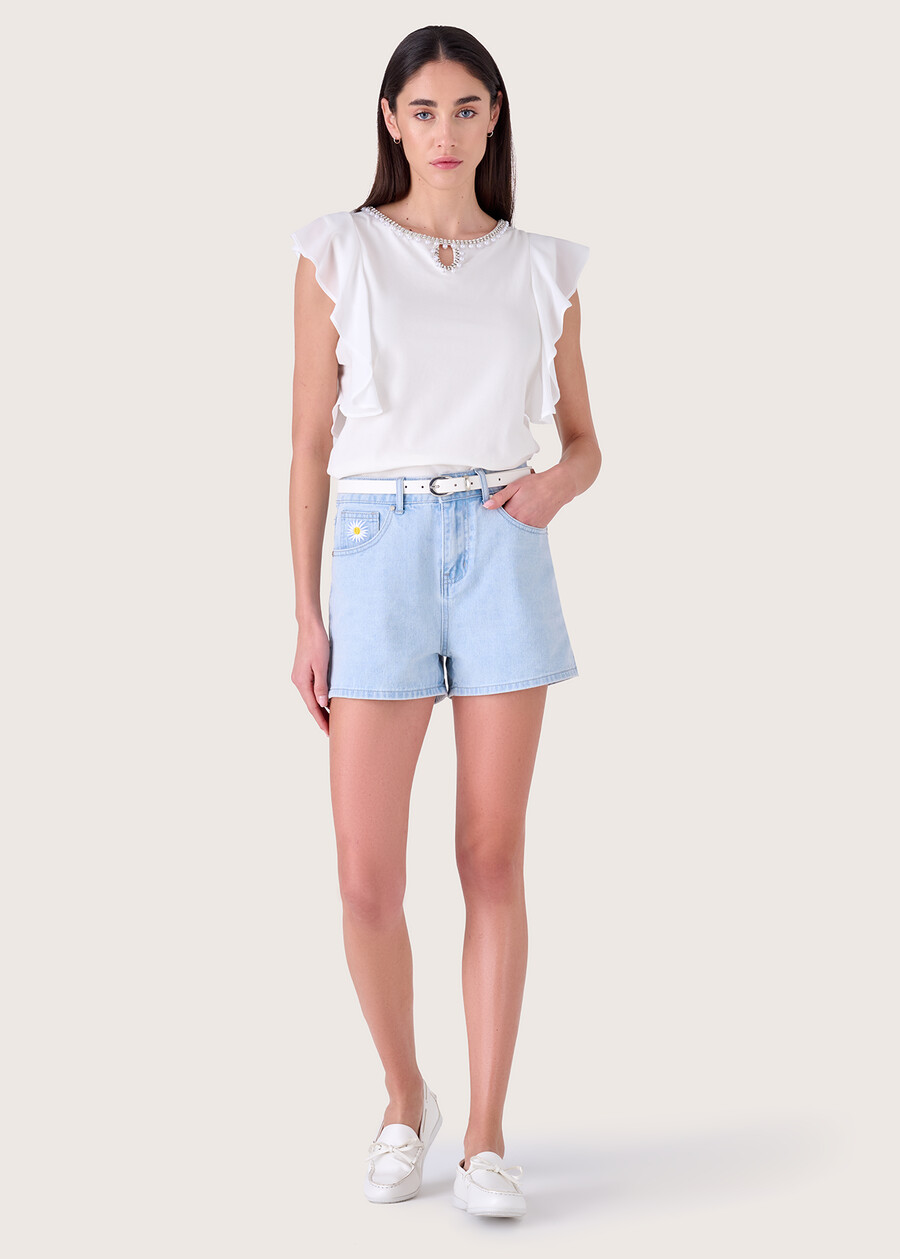 Bermuda Brian in light denim DENIM Donna , immagine n. 1