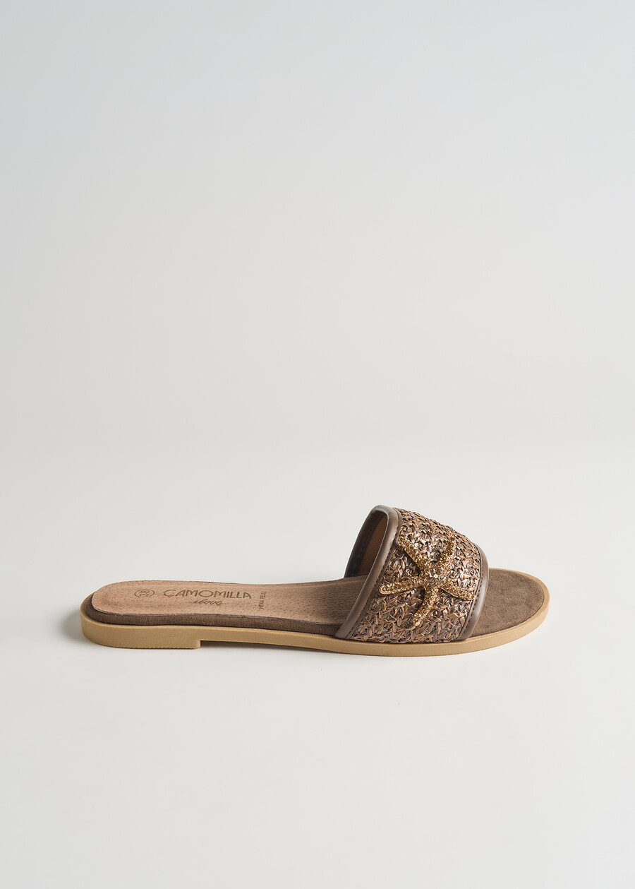 Sandalo Sea Star con strass MARRONE Donna , immagine n. 5