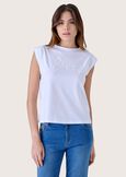 Sgang cotton T-shirt BIANCO WHITE Woman image number 1