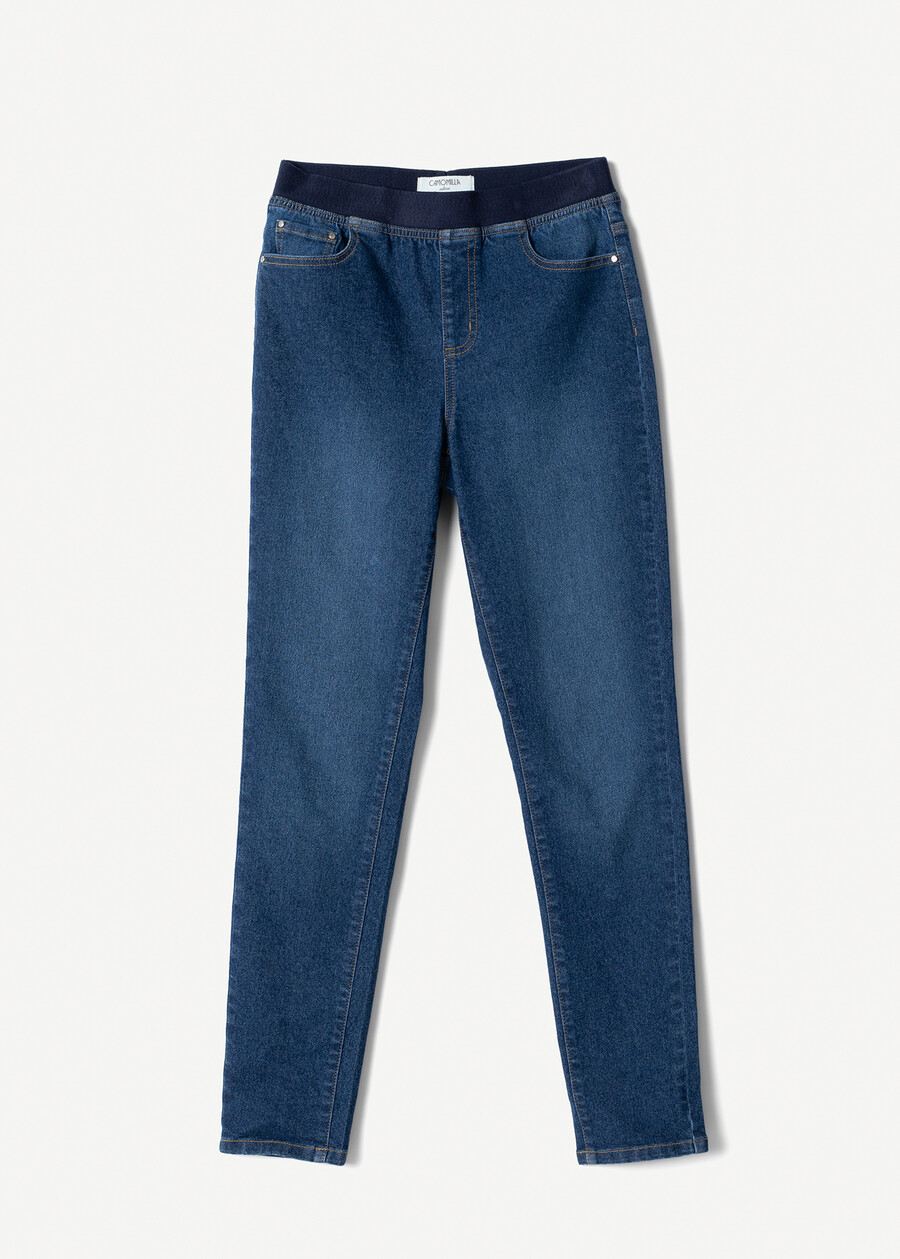 Kelly five-pocket jeggings GRIGIO GREYDENIM MEDIUM DENIM Woman , image number 5