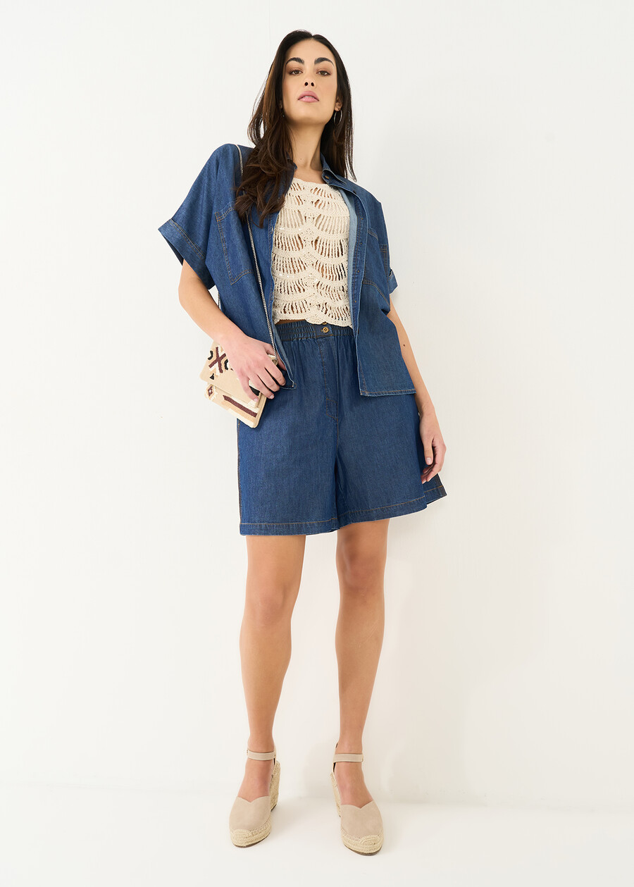 Bermuda Betty in 100% cotone DENIM Donna , immagine n. 1