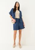 Bermuda Betty in 100% cotone DENIM Donna immagine n. 1