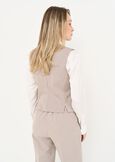 Gilet Gilles in poliviscisa BLUGRIGIO TORTORA Donna immagine n. 3