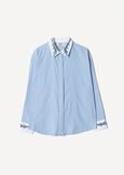 Chelsie striped shirt BLU CELESTE Woman image number 5