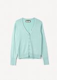 Cardigan Carl con scollo a V CELESTE POLVEREVIOLA LAVANDA Donna immagine n. 5