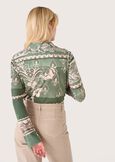 Clizia patchwork shirt VERDE MUSCHIO Woman image number 3