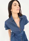 Abito midi Azalea in chambray DENIM Donna immagine n. 3