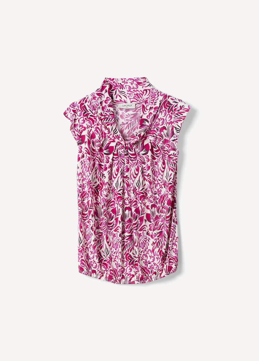 Starry Egg-Shaped Blouse BEIGE LATTE Woman , image number 5