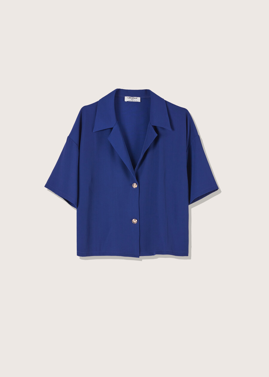 Camicia a manica corta Shaona BLU Donna , immagine n. 4