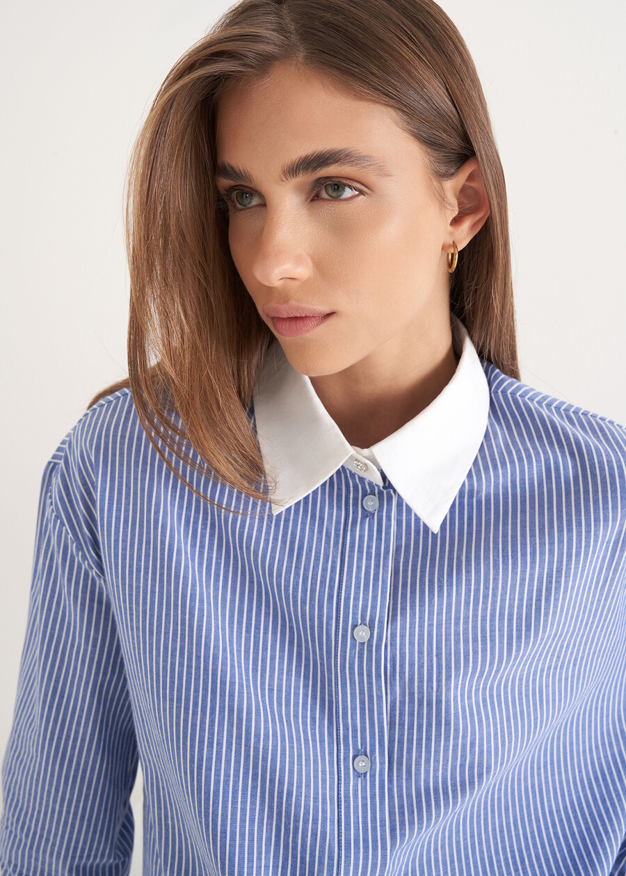 Camicia Caleia 100% cotone BIANCO WHITE Donna , immagine n. 3
