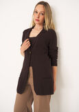 Cloe unlined jacket cardigan MARRONE CAFFEGRIGIO PERLA Woman image number 1