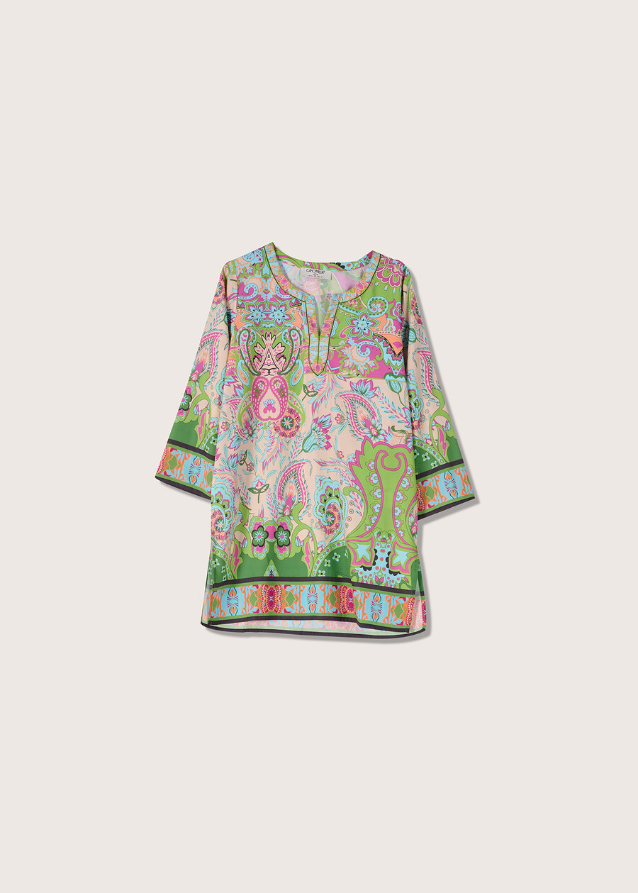 Kurta Claudy in crepe ROSA BUBBLE Donna , immagine n. 4