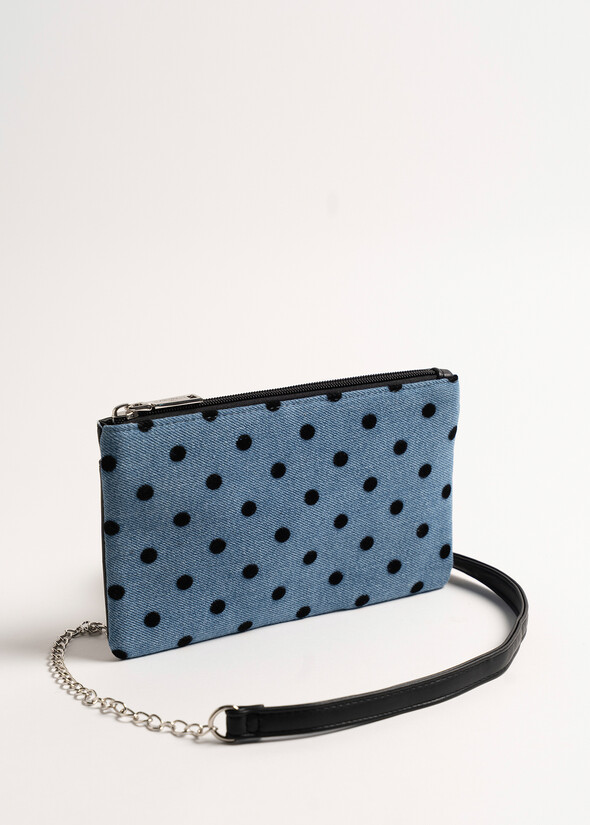 Tracolla Tonga Denim floccata NERO BLACK Donna null