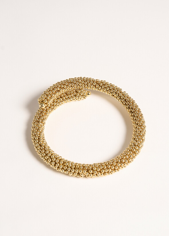 Glory choker necklace with microbeads
 GOLD Woman null