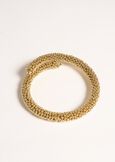 Glory choker necklace with microbeads
 GRIGIO GUNMETALGOLD Woman image number 1