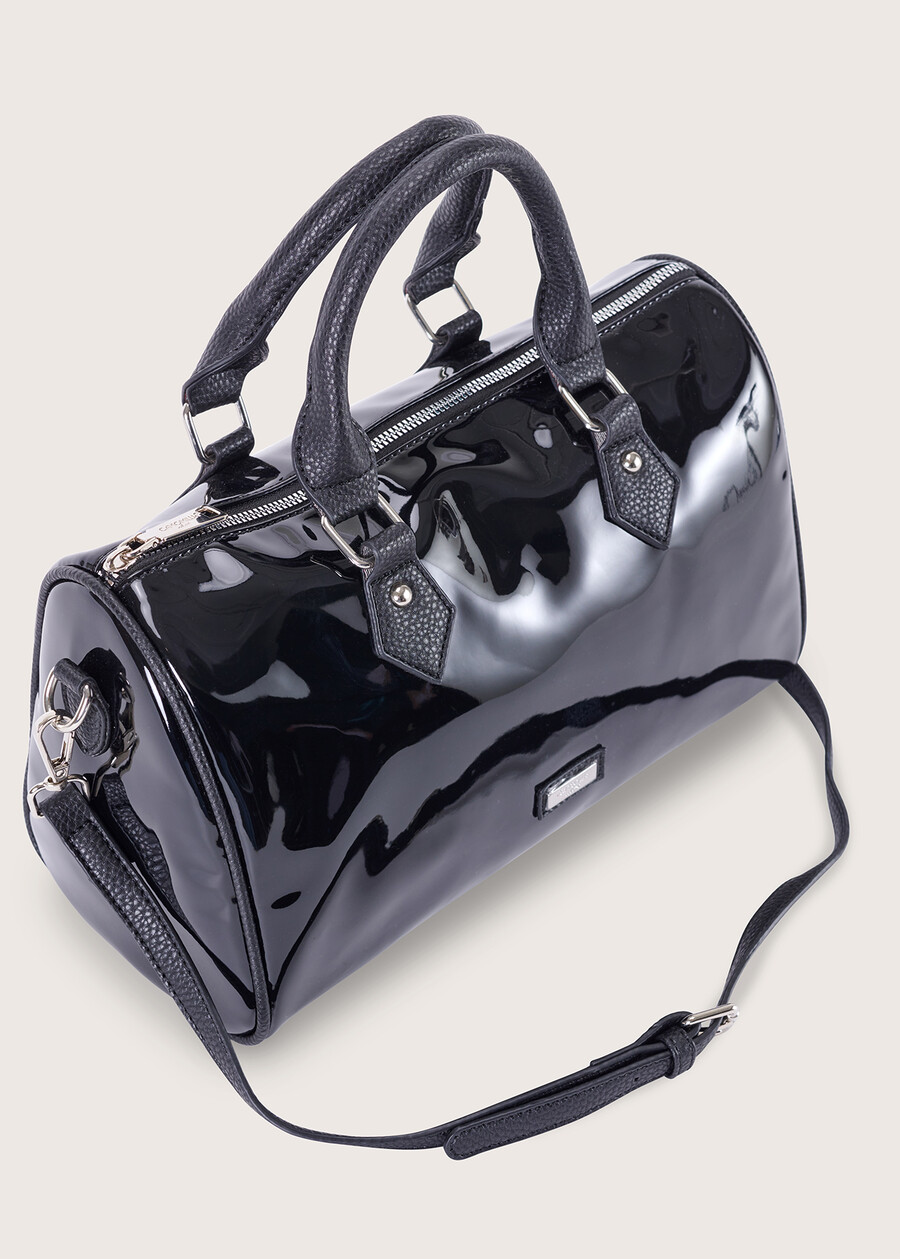 Bauletto Bowlbag verniciato NERO BLACKROSSO CARPET Donna , immagine n. 4