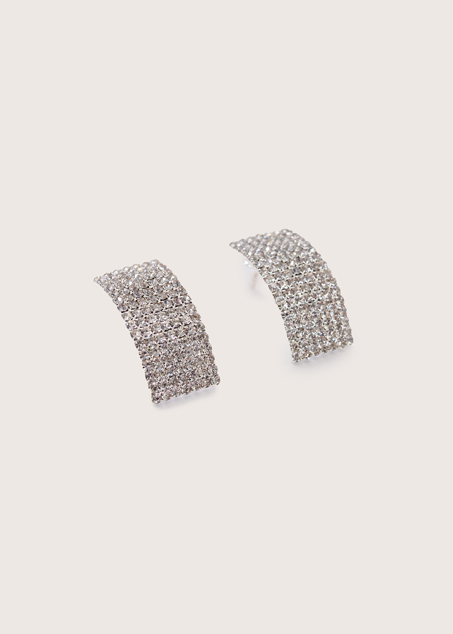Giulietta earrings with crystals SILVER Woman , image number 3