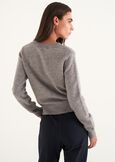 Marlie sweater with sequins GRIGIO CENERE Woman image number 3