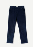 Pantalone Alicez in velluto di cotone BIANCO BURROBLUE OLTREMARE  Donna immagine n. 5