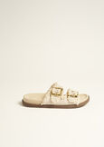Sophora Sandal With Bamboo-Effect Buckle BEIGE Woman image number 3