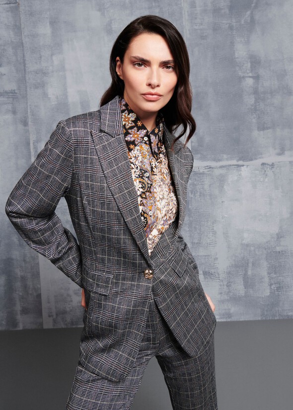 Goldie oversize blazer GRIGIO GREY Woman null