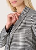 Giasmine check pattern blazer BIANCO WHITE Woman image number 2