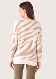Century eco-fur cardigan BEIGE Woman image number 3