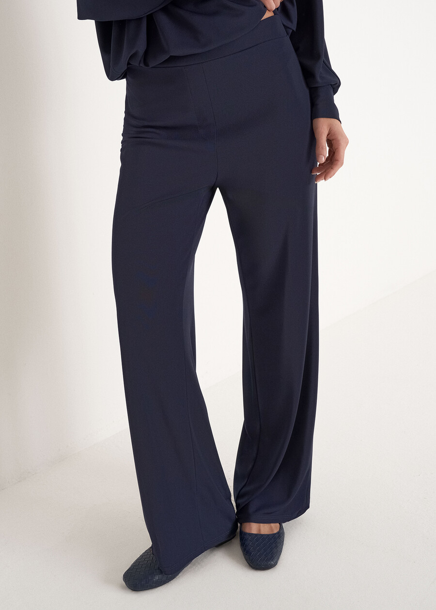 Pantalone Giorgia in jersey GRIGIO GREYBLUE OLTREMARE  Donna , immagine n. 2